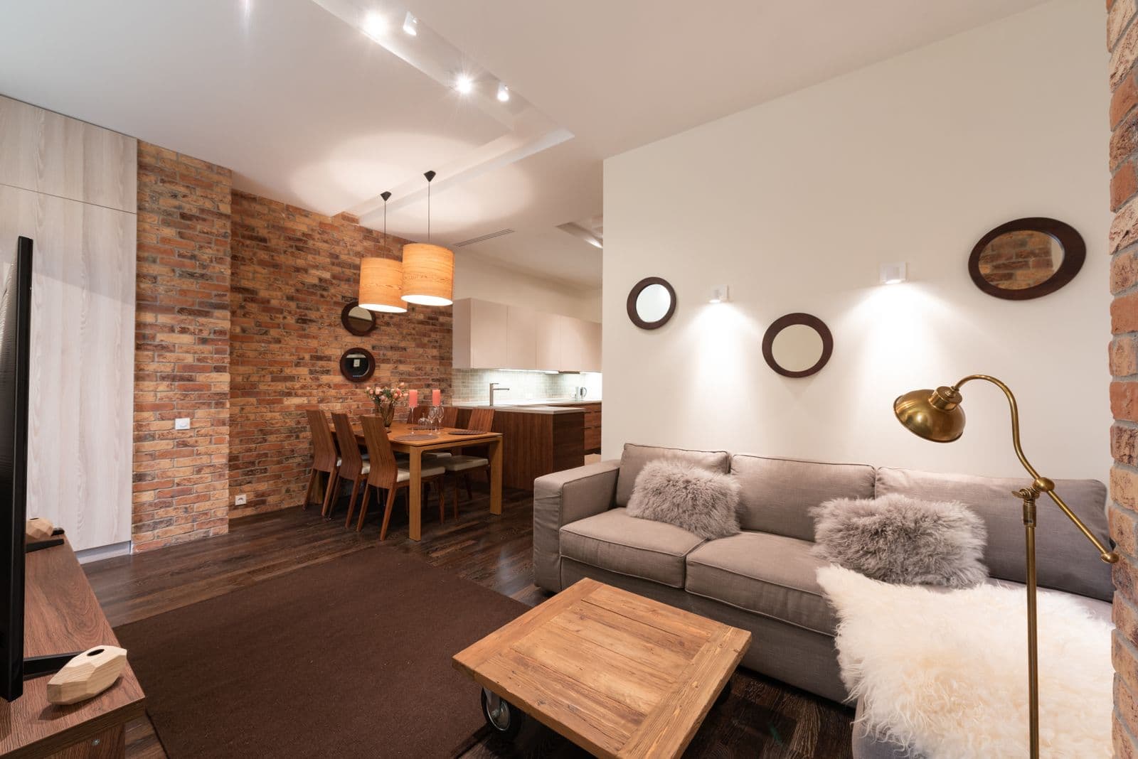 Bright interior of a completed rear extension